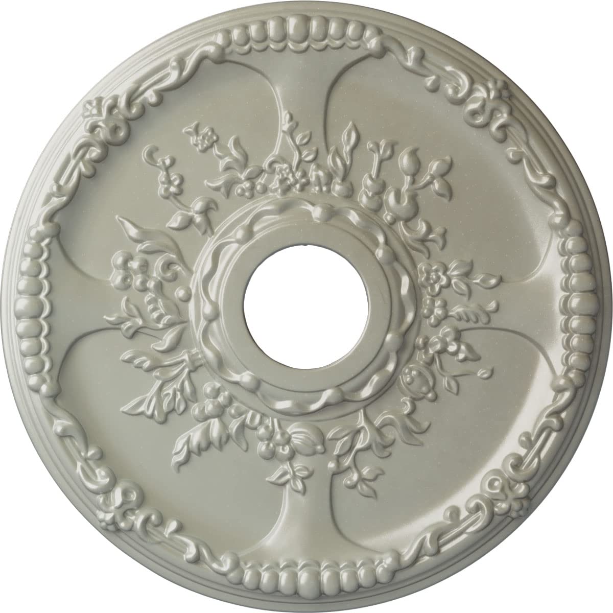 Ekena Millwork Cm18Sefcs Antioch Ceiling Medallion, 18''Od X 3 1/2''Id X 1 3/8''P, Hand Painted Flash Copper