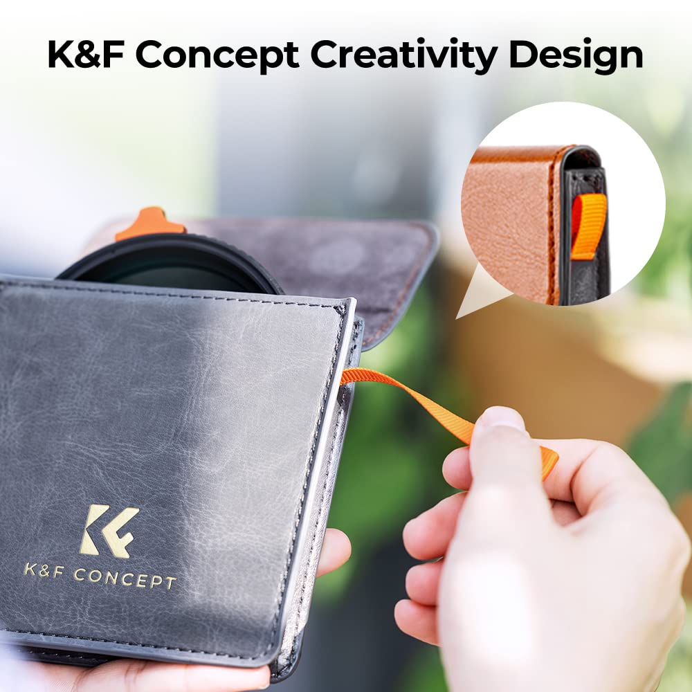 K&F Concept 105Mm Putter Variable Nd Filter Nd2 Nd400 (1 9 Stops) 28 Multi Layer Coatings Import Agc Glass Adjustable Neutral De