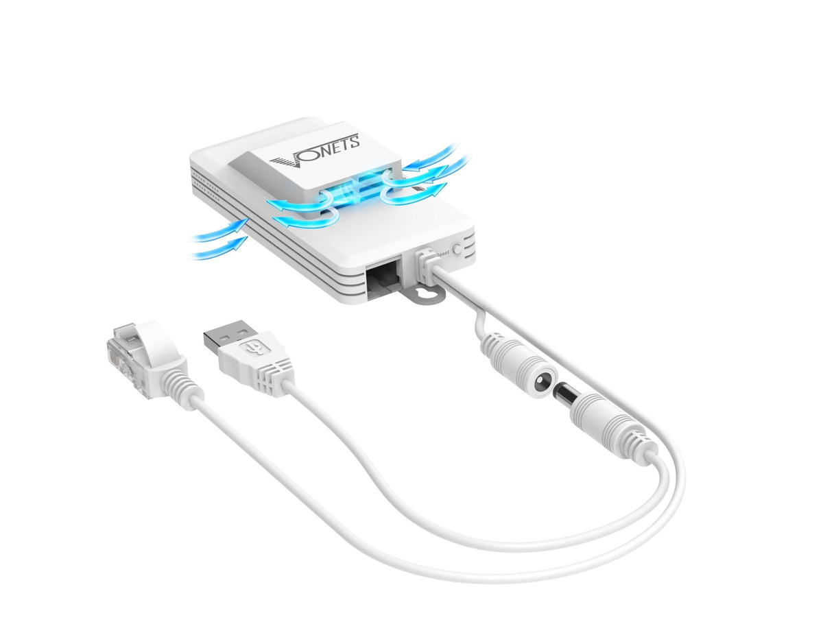 Vonets Wifi Extender 2023 Release Ac1200 2.4Ghz/5Ghz Dual Band Wifi Bridge/Wifi To Ethernet/Broader Coverage Than Ever With 1 Rj