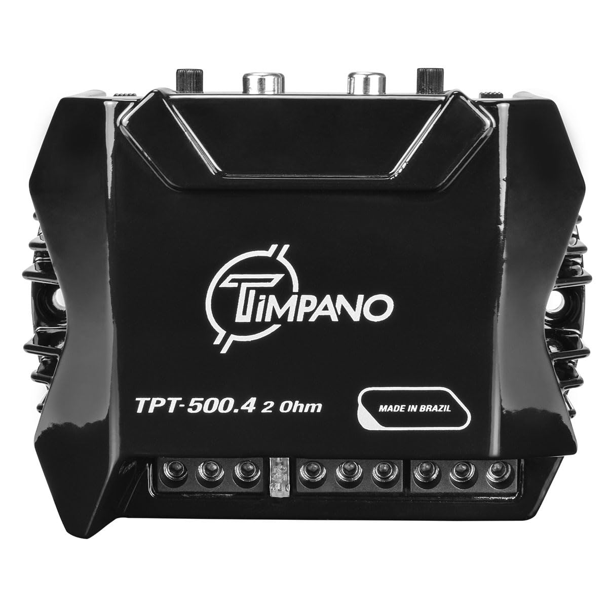 Timpano Tpt500.4 Compact 4 Channel Car Audio Amplifier, 4 X 125 Watts At 2 Ohm, Mini Stereo 12 Volts Full Range Class D Amp Brid