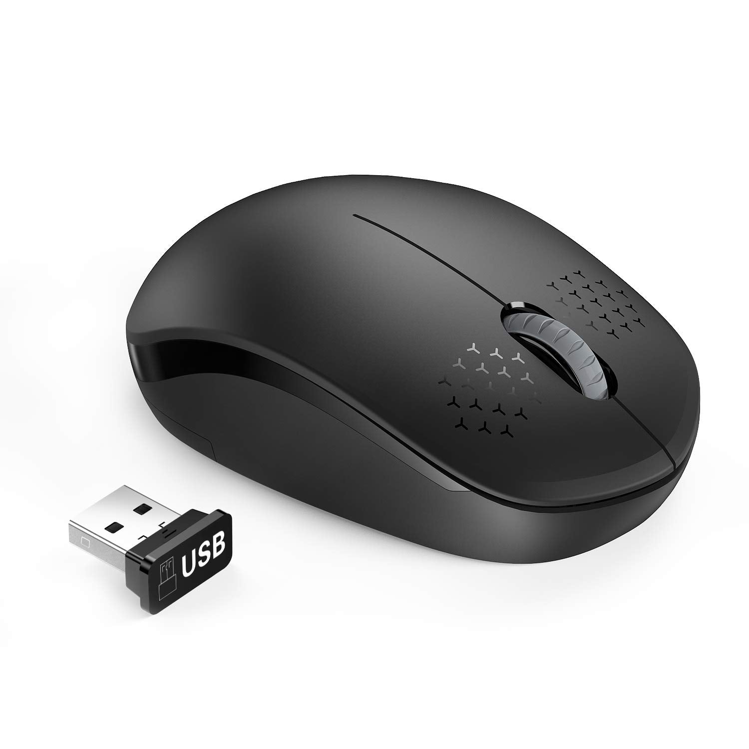 Seenda Wireless Mouse   2.4G Cordless Mice With Usb Nano Receiver Computer Mouse With Noiseless Click For Laptop, Pc, Tablet, Co