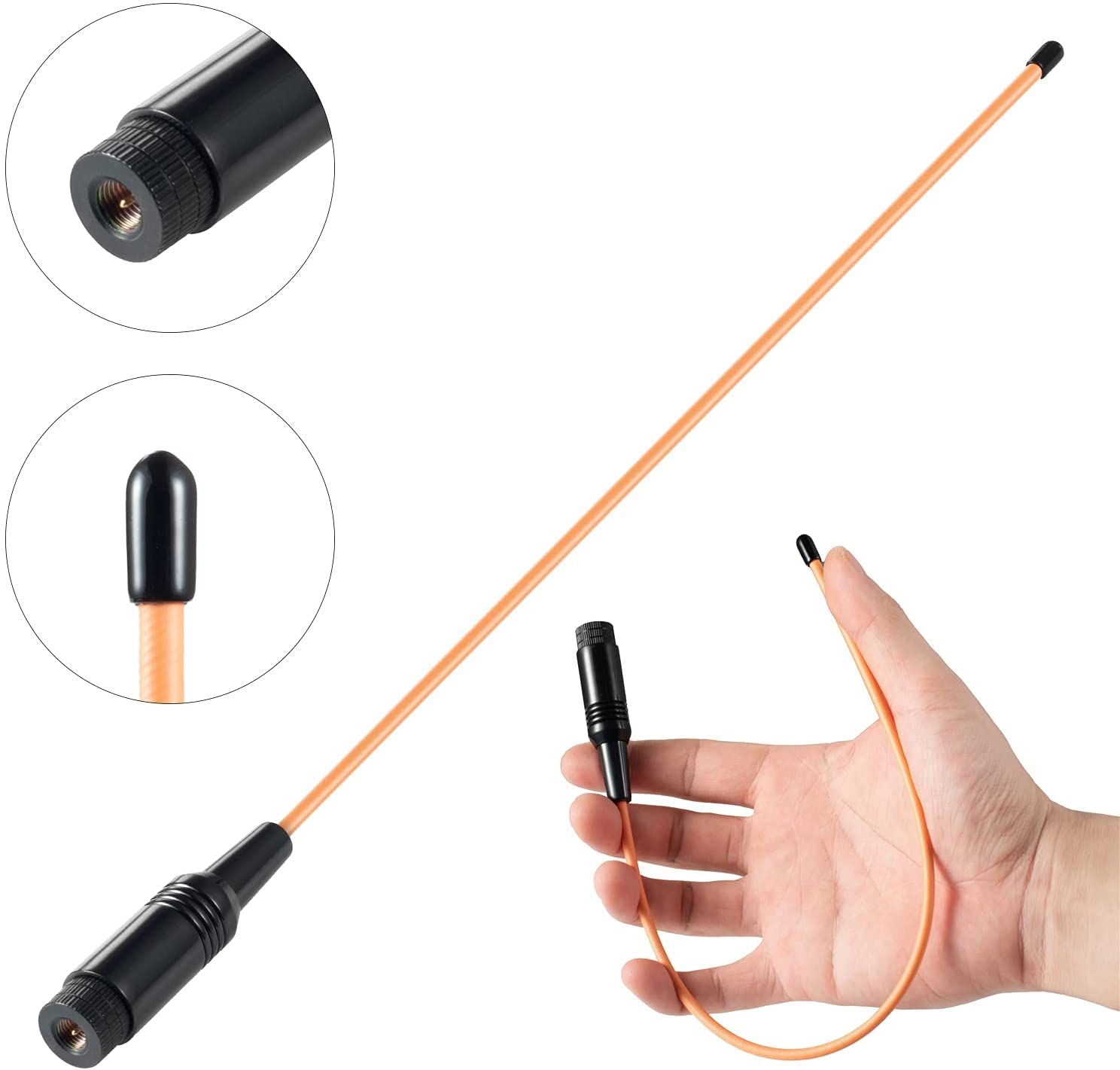 Extended Long Range Upgrade Flexible Receiver Orange Antenna For Garmin Gps Alpha 100 200 200I Astro 220 320 430, Eifagur