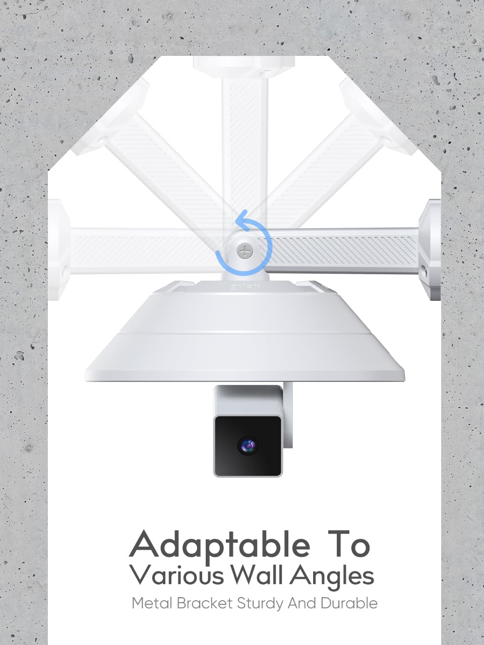 Gcioii 2 Pack Wall Mount And Weatherproof Protective Cover For Wyze Cam Pan V3/V2/V1, Blink Mini Pan Tilt, Eufy Cam E220 (White,