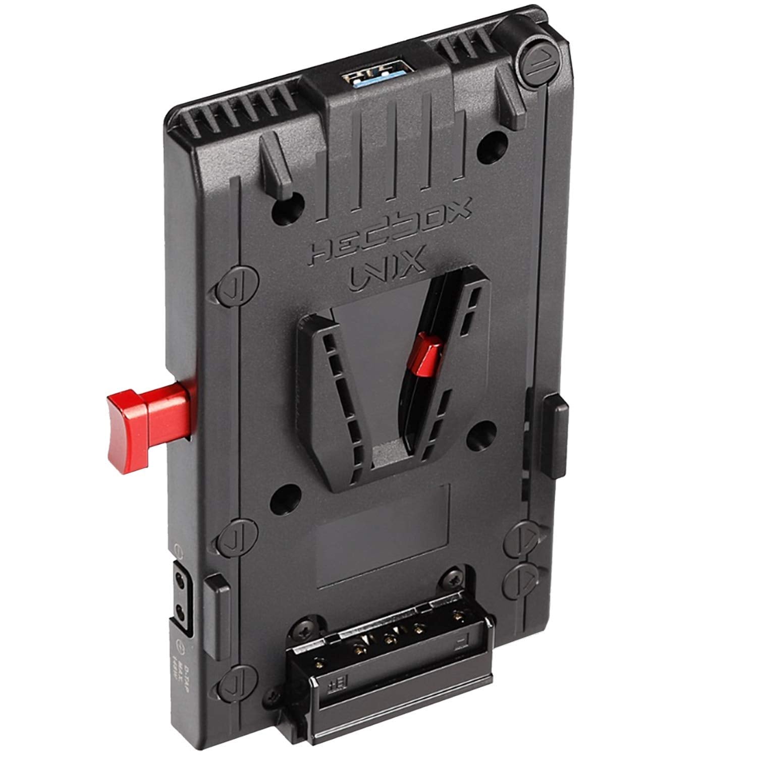 Hedbox Unix Ursa V Mount Battery Adapter Power Plate, With 3X D Tap 14.4V/10A And Usb 5V/2.1A, Designed For For Bmd Ursa Cameras