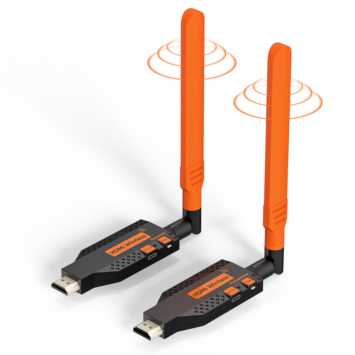 Coolpie Wireless Hdmi Transmitter And Receiver,1080P Wireless Hdmi Extender Kit, Plug And Play, 150M/450Ft, For Streaming Video 