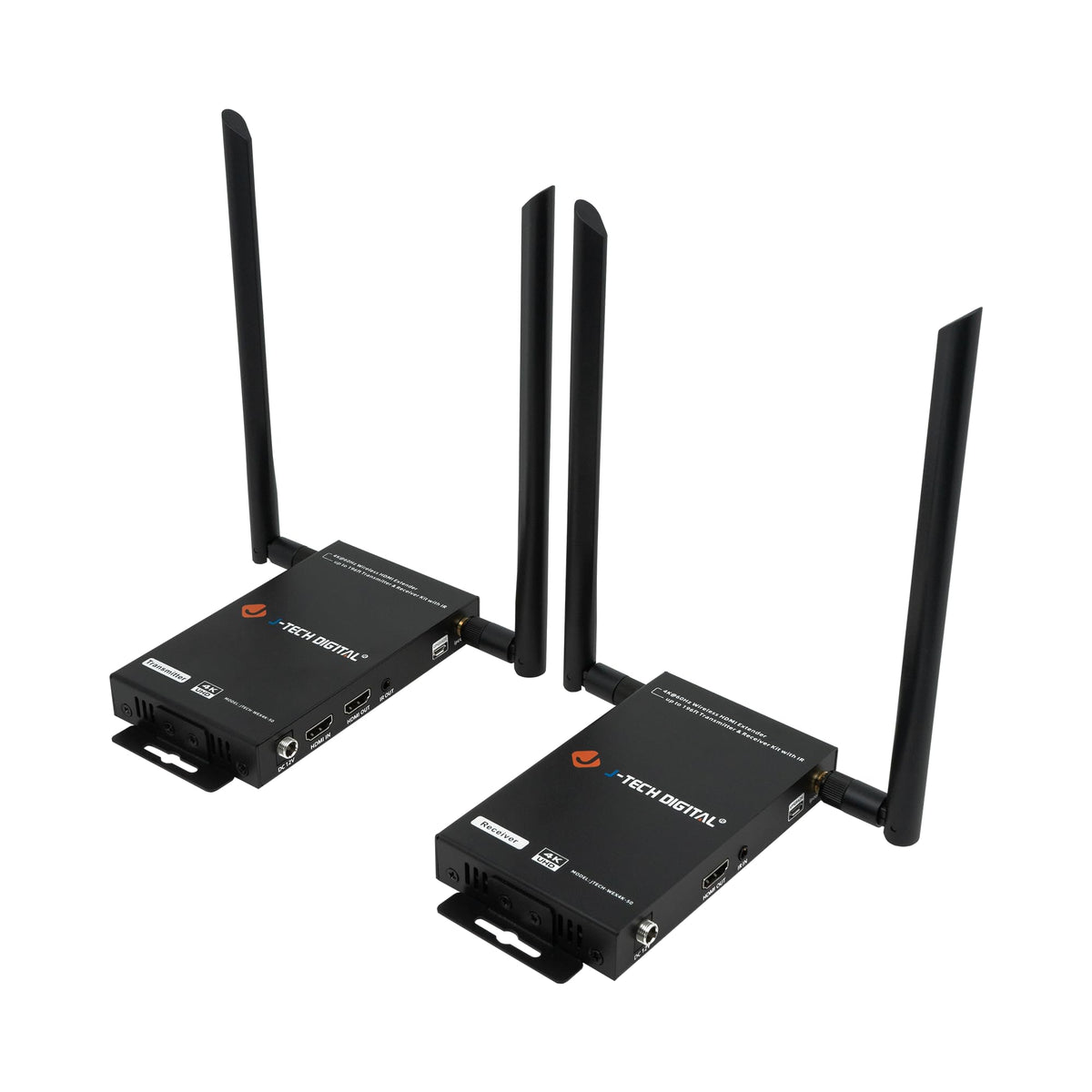 Wireless Hdmi Transmitter And Receiver 4K 60Hz Up To 196Ft., 5.1/5.2 Ghz Low Latency Hdmi Loop Output Ssid Pairing Channel Chang