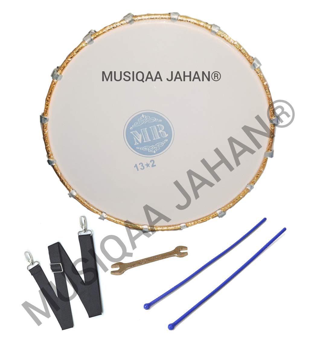 Musiqaa Jahan 05 Nasik Tasha Iron Yellow Colour 13.4 With Chanti And Belt And Tuning Key