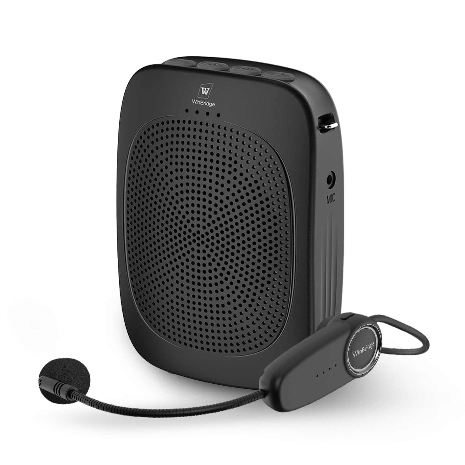 Wireless Voice Amplifier with Headset Microphone,Personal Wireless Bluetooth Amplifier with Mic,Teachers Microphone Wireless,Min