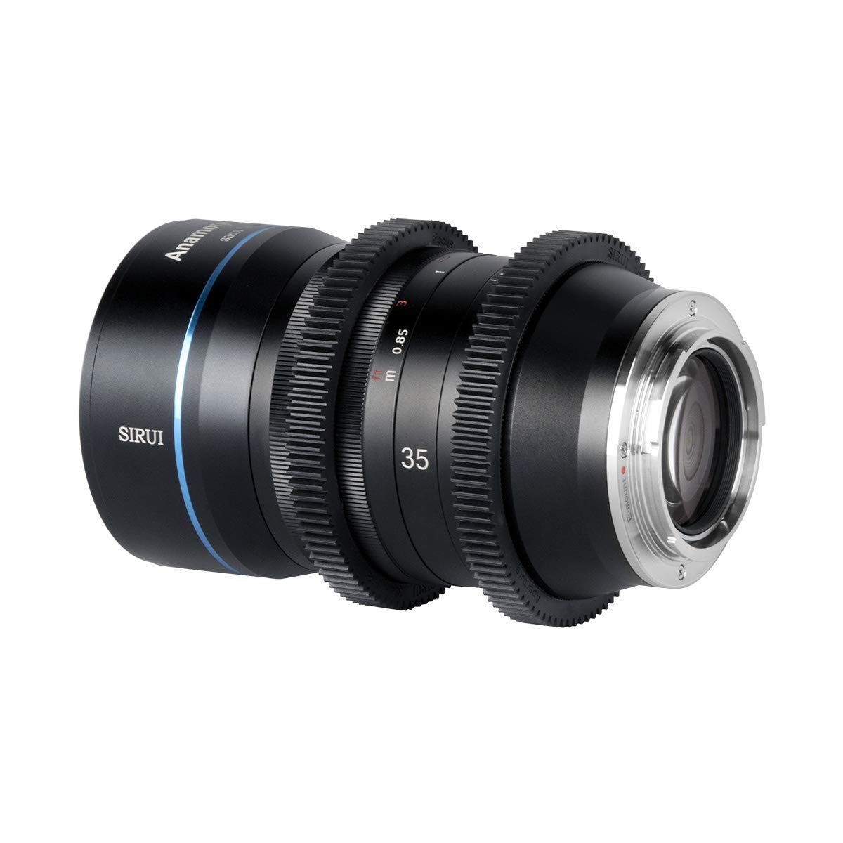 Sirui 35Mm F1.8 1.33X Aps C Anamorphic Lens Cinema Lens With Adapter For Z Mount, Blue Flare