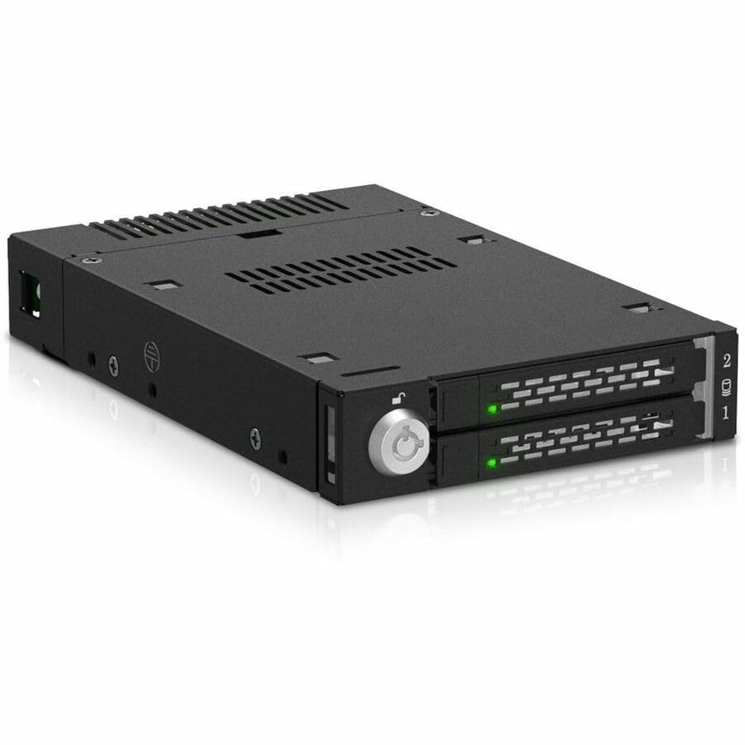 Icy Dock Tougharmor Mb834MkB V2 Drive Enclosure For 3.5 M.2, Pci Express Nvme 4.0  Sff8654 Slimsas Host Interface Internal 