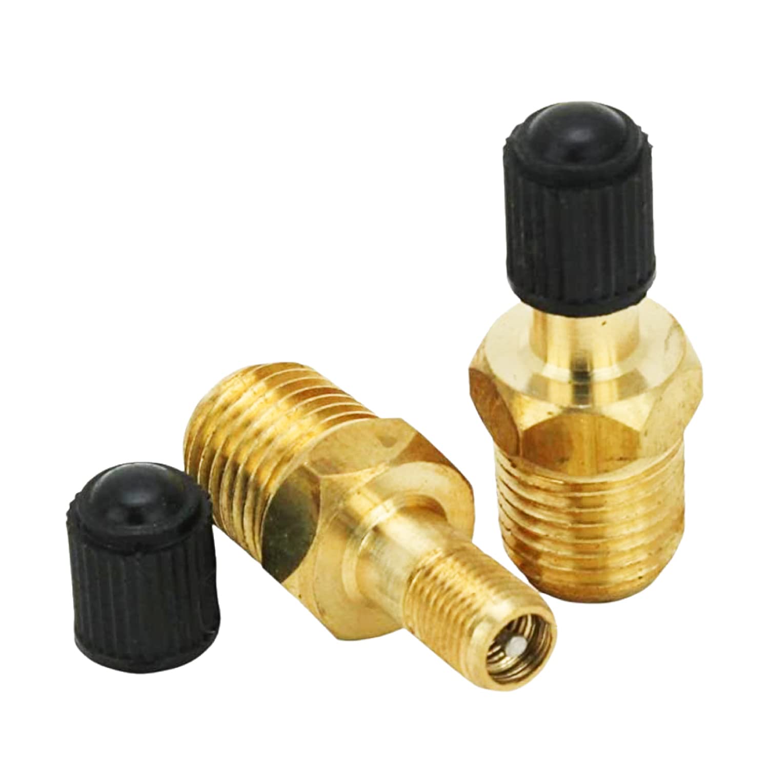 Milton S 684 4 1/4'' Mnpt Male Tank Valve, Includes Protective Caps (Pack Of 2)