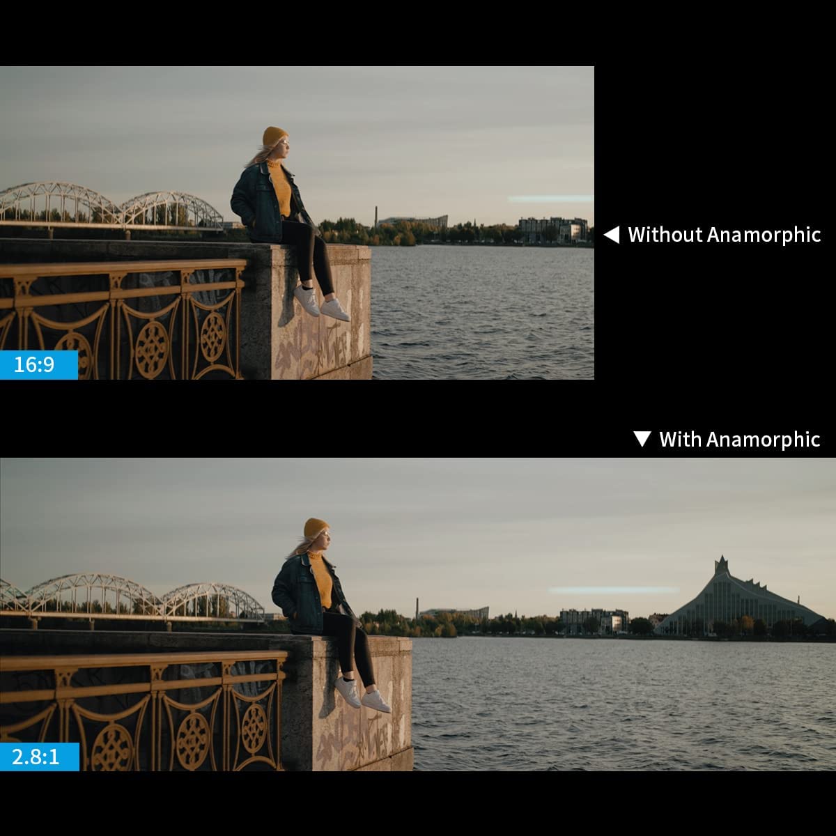 Sirui 50Mm T2.9 1.6X Full Frame Anamorphic Lens Cinema Lens (L Mount)