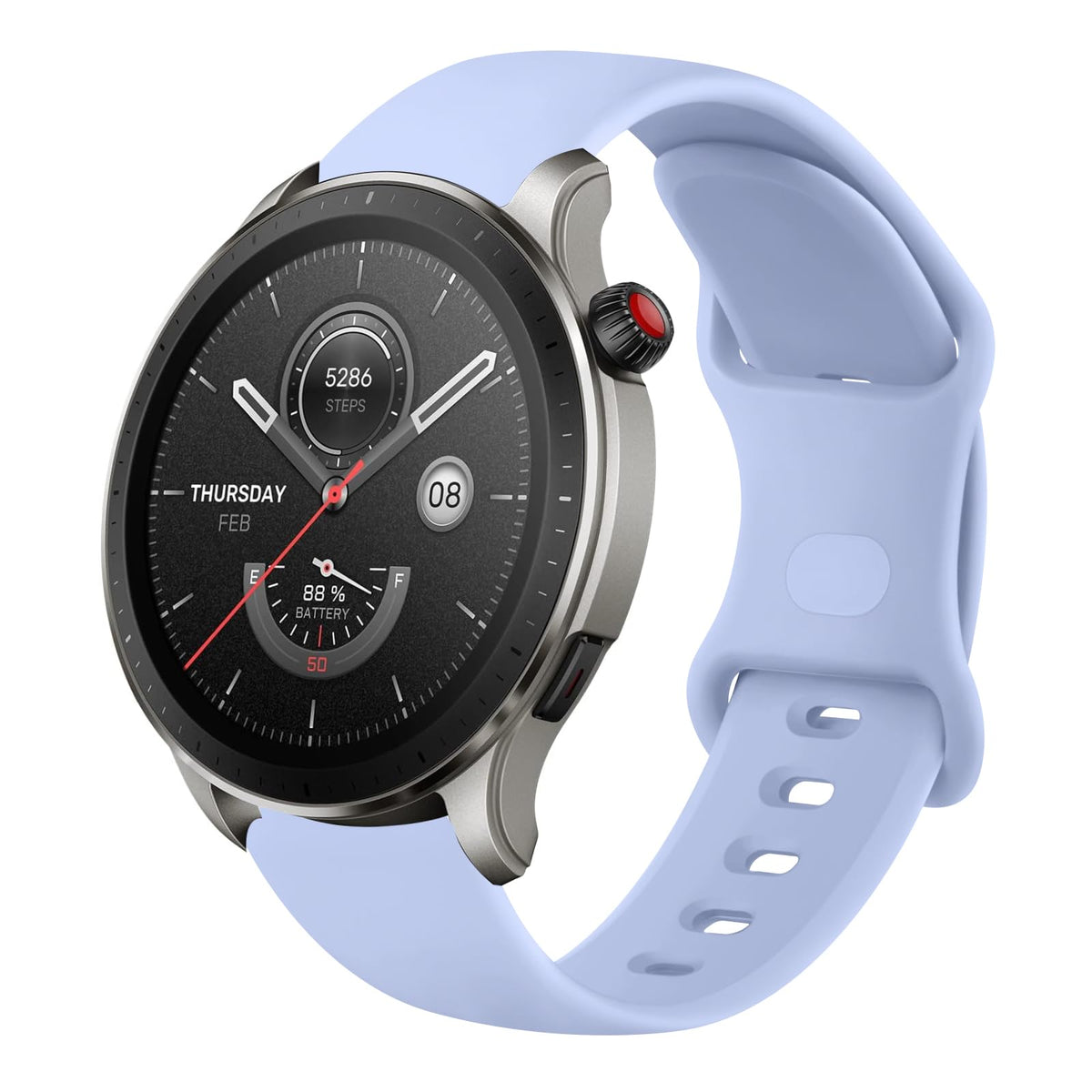 Replacement Band For Amazfit Gtr 4, Gtr 3 Pro, Bip 5 Smart Watch - 22Mm Soft Silicone Wristband Sport Strap For Men & Women, Lig
