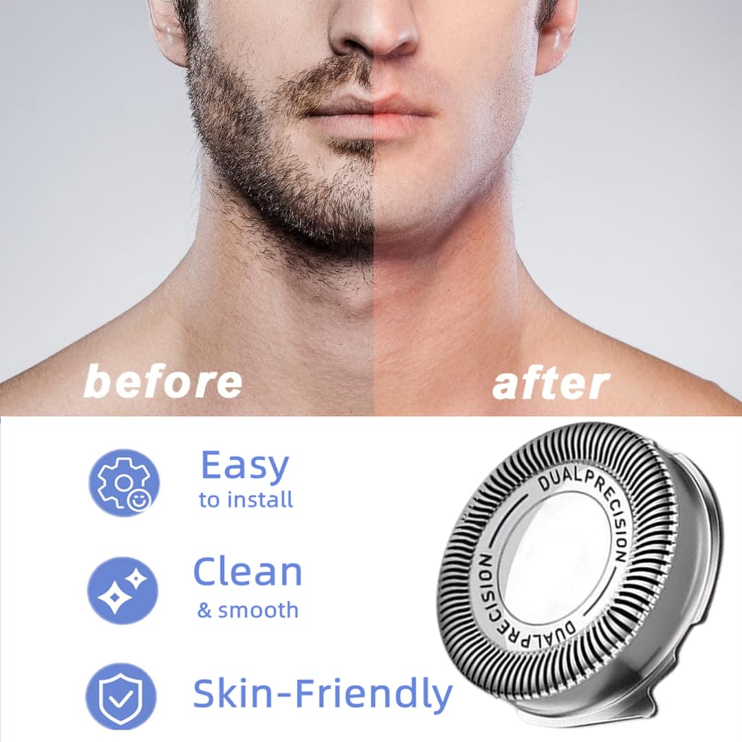 Hq8 Replacement Heads For Aquatec Shavers,Compatible With Razor Pt720 At880 At810 Heads, Hq8 Blades,3 Pcs