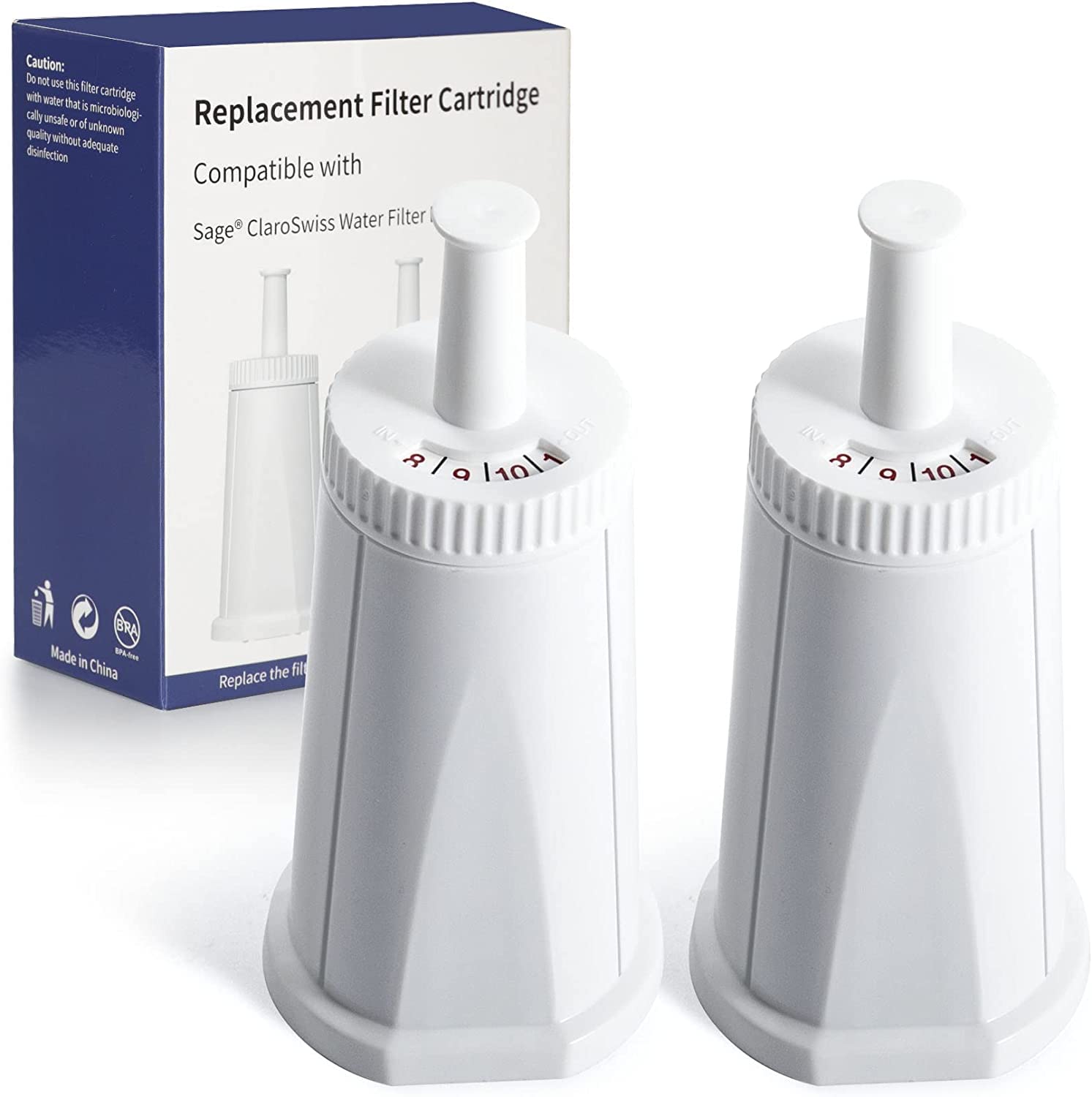 Coffee Water Filter Compatible With Breville Bes880 Barista Touch, Bes990 Oracle Touch Bes980 Oracle & Bambino Claroswiss Sage E