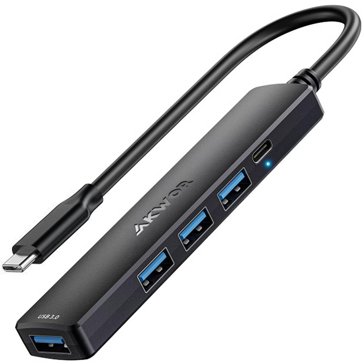 USB C Hub with USB C Powered/Data Port, USB Extender for Type C Laptop MacBook, iMac, iPad Pro/Air, Dell, HP and More