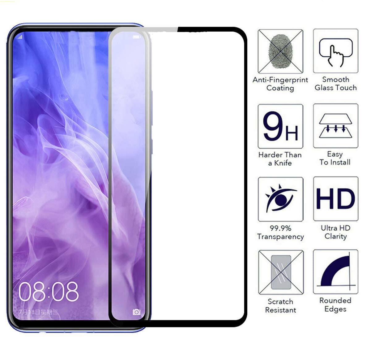 Kepuch 2 Pack Tempered Glass Screen Protector For Samsung Galaxy S20 Ultra, S11+