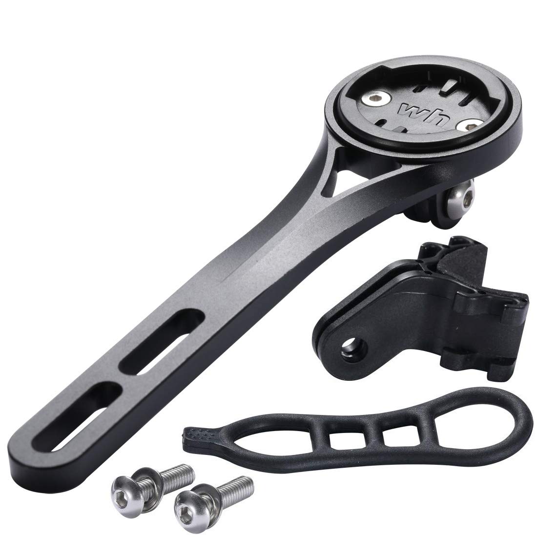 Dymoece Road Bike Out Front Combo Computer Mount For Wahoo Elemnt,Elemnt Bolt,Elemnt Mini,Gopro Interface Sports Action Camera A