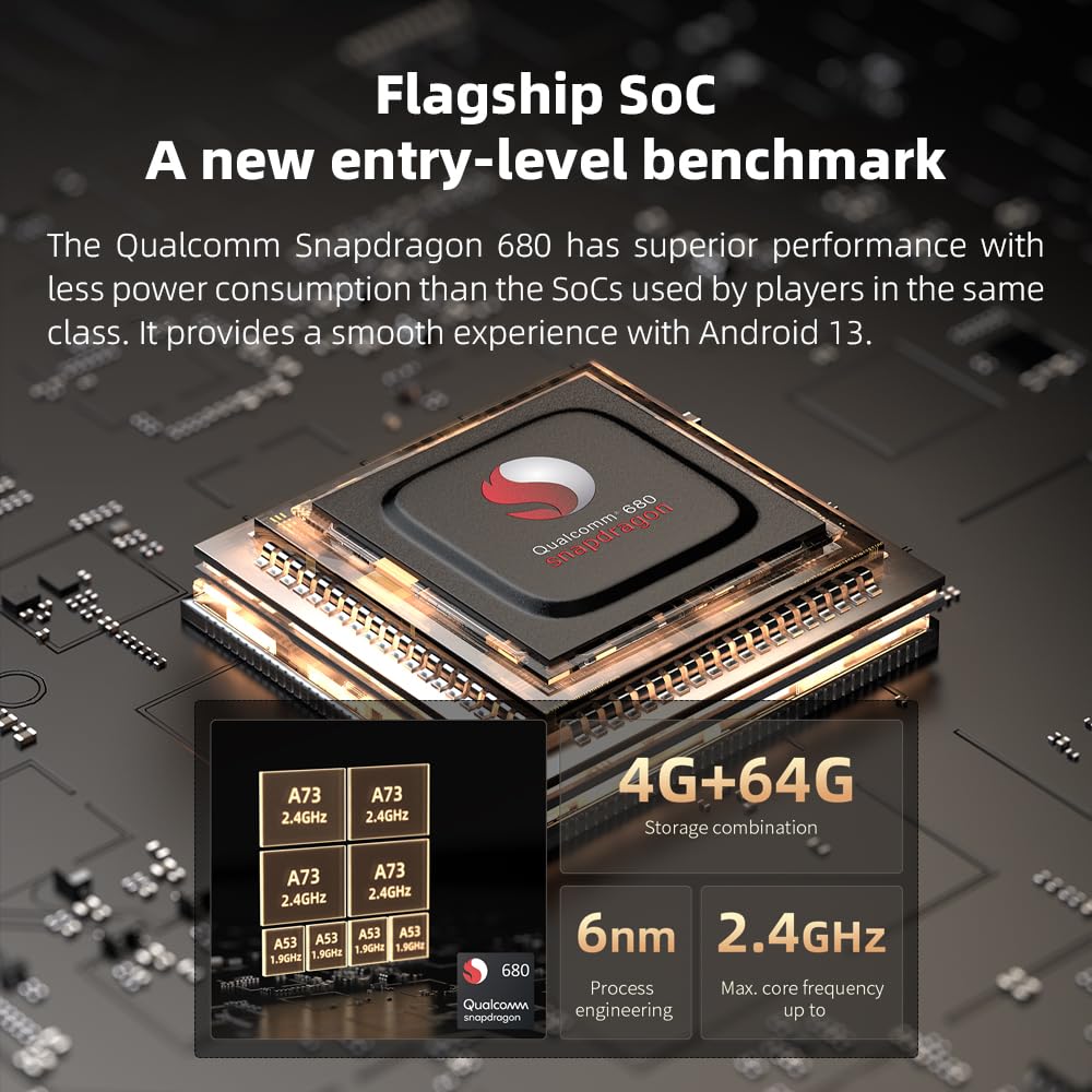 Fiio M21 Android 13 Portable Music Player Mp3 Snapdragon 680 4* Cs43198 Dac Chips Hi-Res Audio Dsd Bluetooth Ldac (Titanium Gold