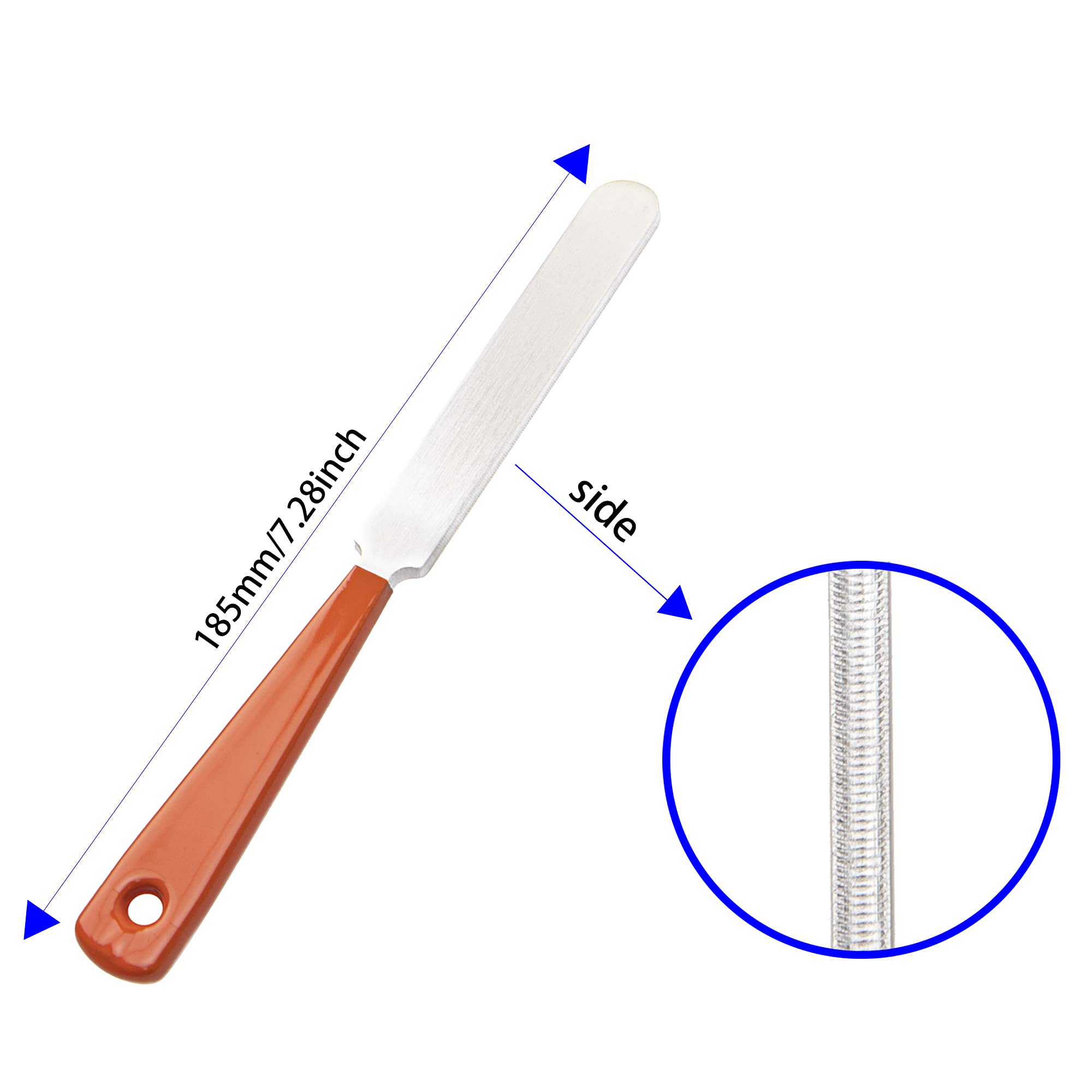6Pcs Yootones Guitar Tool Kit Include Guitar Fret Crowning File, Double Headed Guitar Bass Fret Wire Rubber Hammer, Steel Fret R