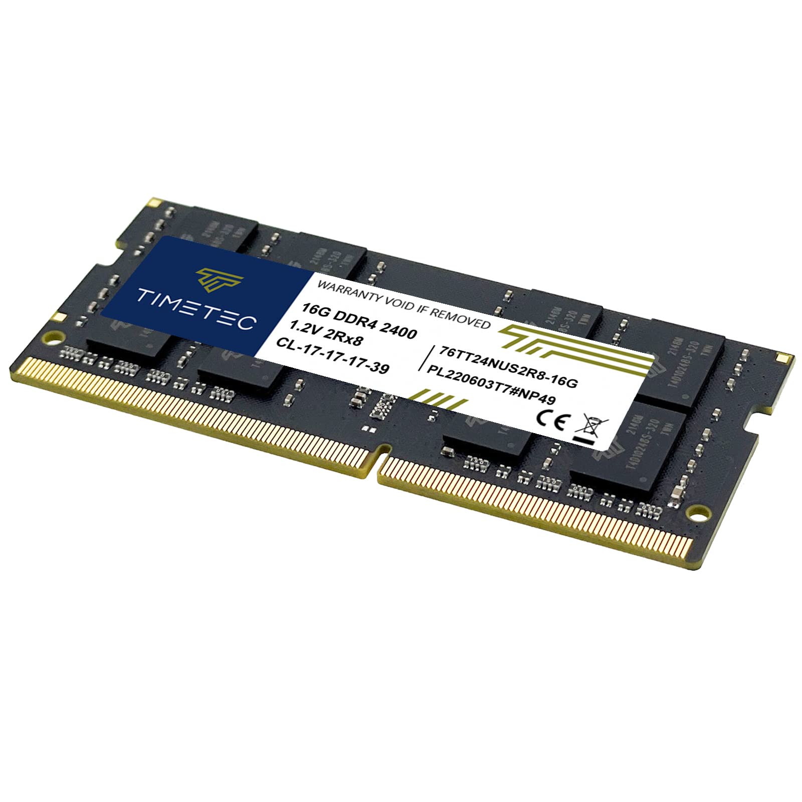 Timetec 16Gb Ddr4 2400Mhz Pc4 19200 Non Ecc Unbuffered 1.2V Cl17 2Rx8 Dual Rank 260 Pin Sodimm Laptop Notebook Pc Computer Memor