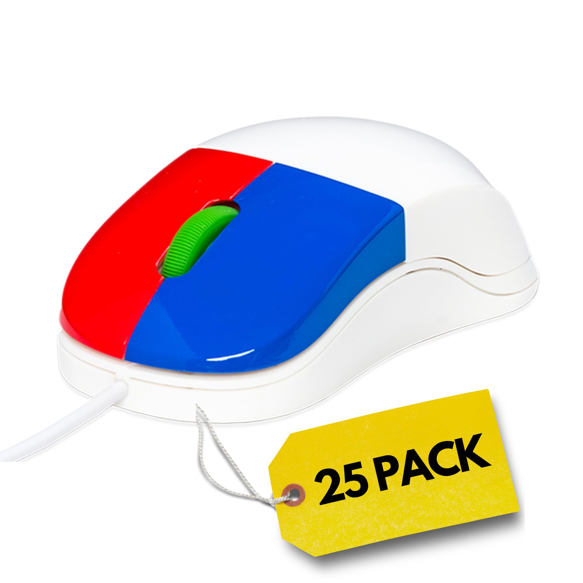 Clevy Kids Mouse   Colorful Ergonomic Usb Wired Computer And Laptop Kids Mouse For School And Home   Children Friendly Mouse Compatible With Windows, Macos, Chromebook   Pack Of 25 Mice
