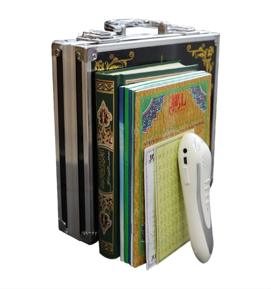Digital Qur'An Pen Quran Player Pen Reader 8Gb Silver Color Word For Word Tajweed (M9 Normal Size Book)