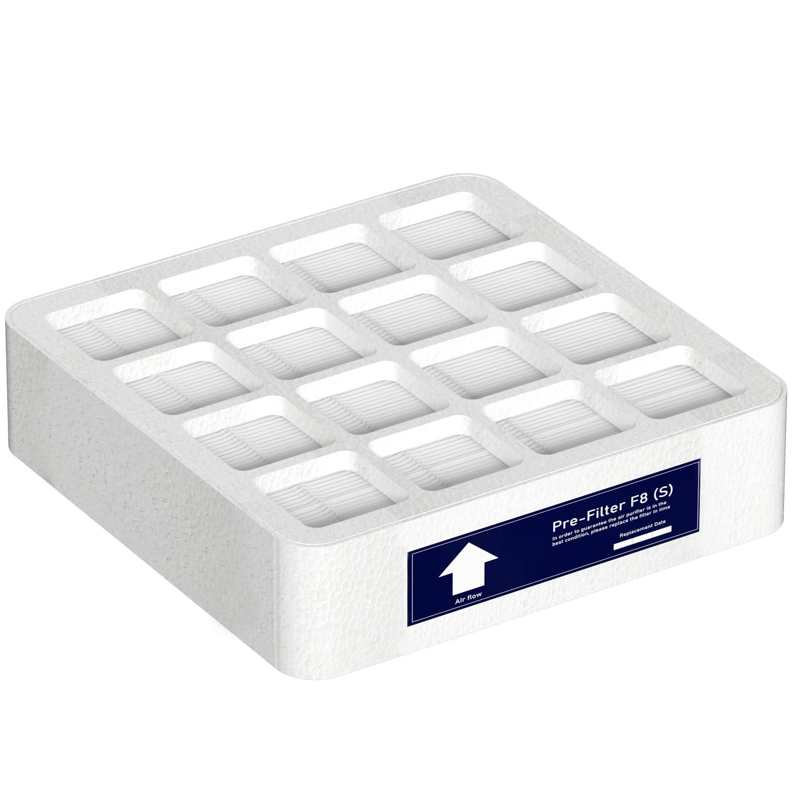 F8 (S) Pre Filter True Hepa Replacement Filter Compatible With Iq Air Heathpro Series Pre Filter (F1), True Hepa First Stage Rep