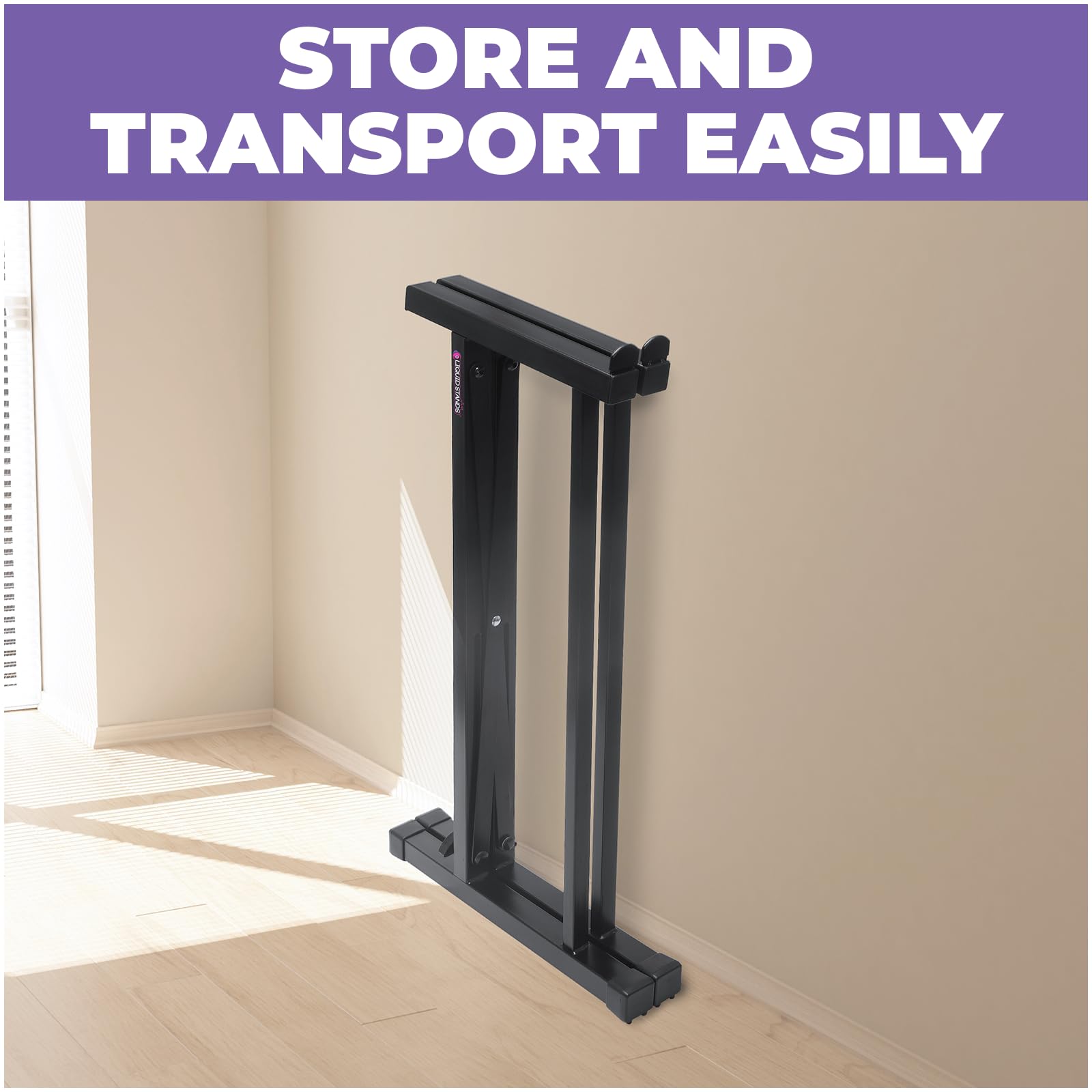 Liquid Stands Portable Audio Mixer Stand - Angled Foldable & Adjustable Studio Music Mixer Synth, Mpc Stand For Drum Machines, D