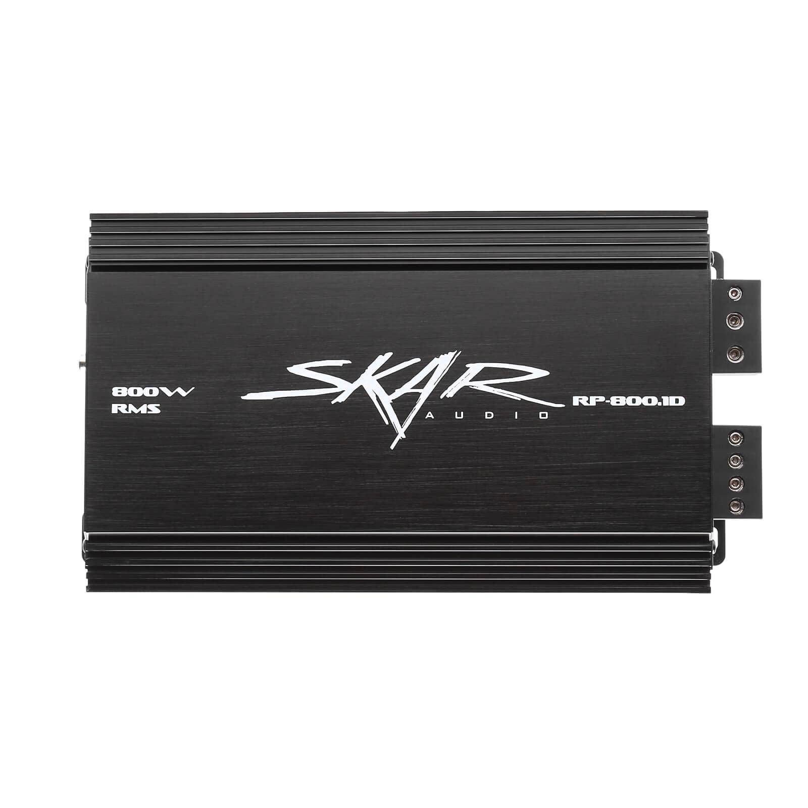 Skar Audio 12" SDR Series Subwoofer Package - 1,200W Loaded Enclosure with Amplifier, Black, Model BNDLE-SDR-1X12D2-RP-