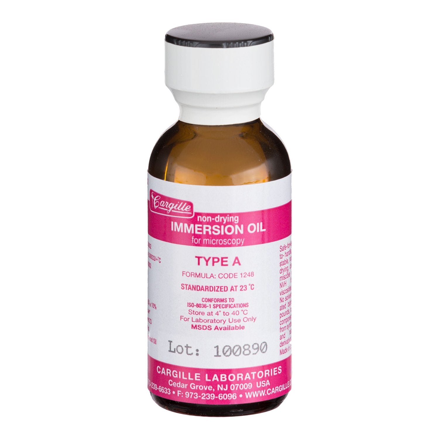 AmScope MLA1 Microscope Immersion Oil 1 Oz Type A