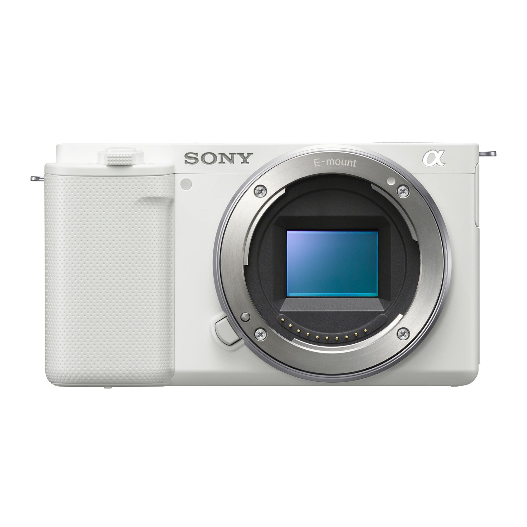 Sony Alpha ZV E10   APS C Interchangeable Lens Mirrorless Vlog Camera   White