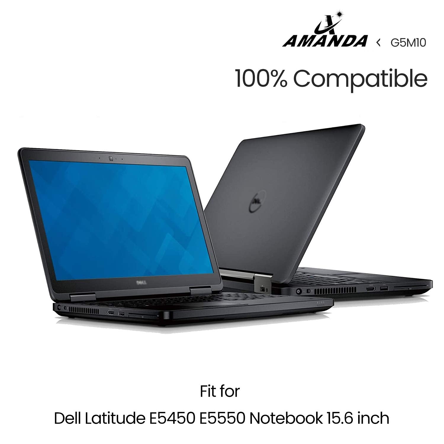 A Amanda G5M10 Battery 7.4V 51Wh Replacement For Dell Latitude E5550 E5450 Notebook 15.6 Inch 0Wyjc2 8V5Gx