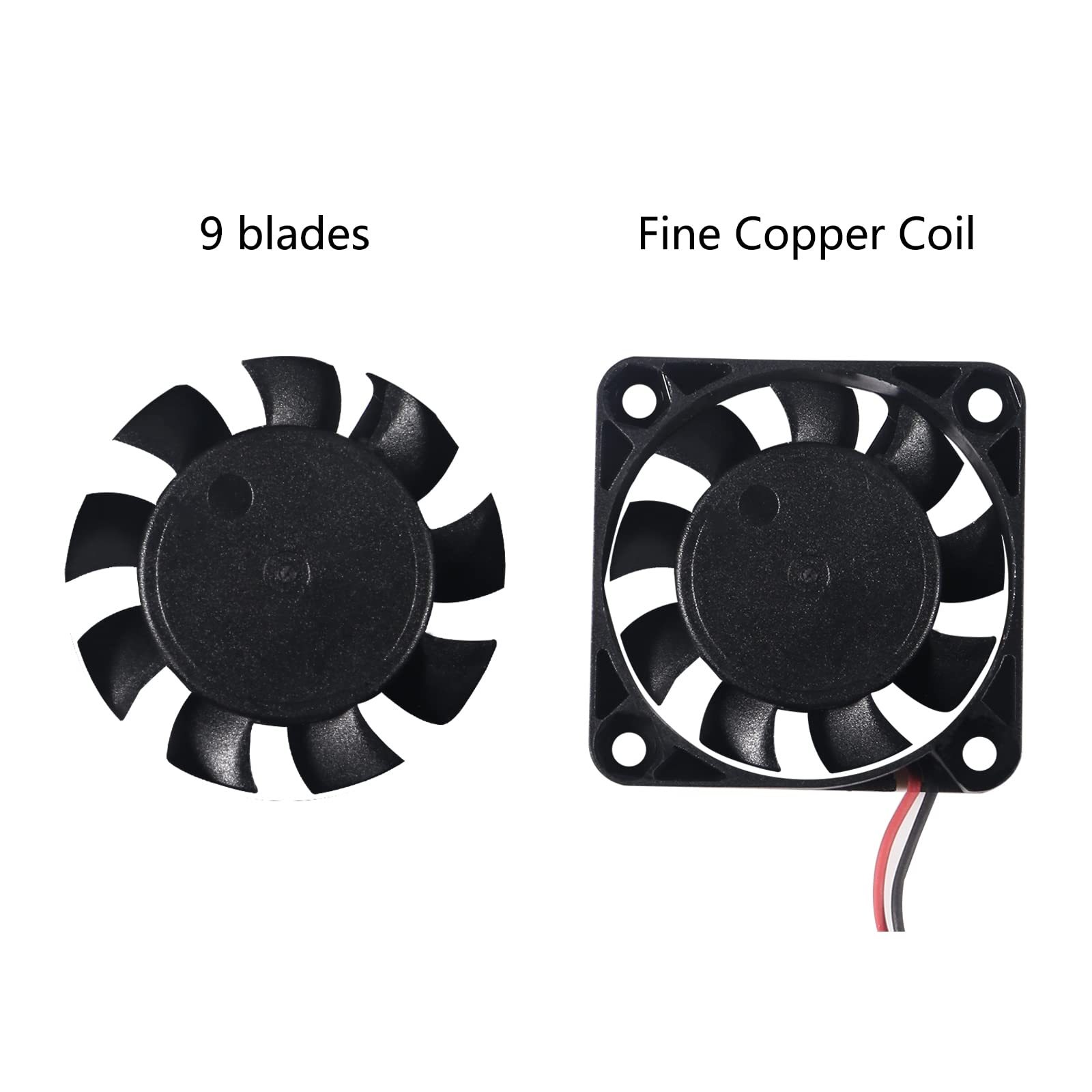 Aitiao 6Pcs 40Mm Usb Brushless Cooling Fan 40Mm X10Mm Dc 5V Quiet Cooling Fan 4010 Mini Computer Fan For Small Appliances Series