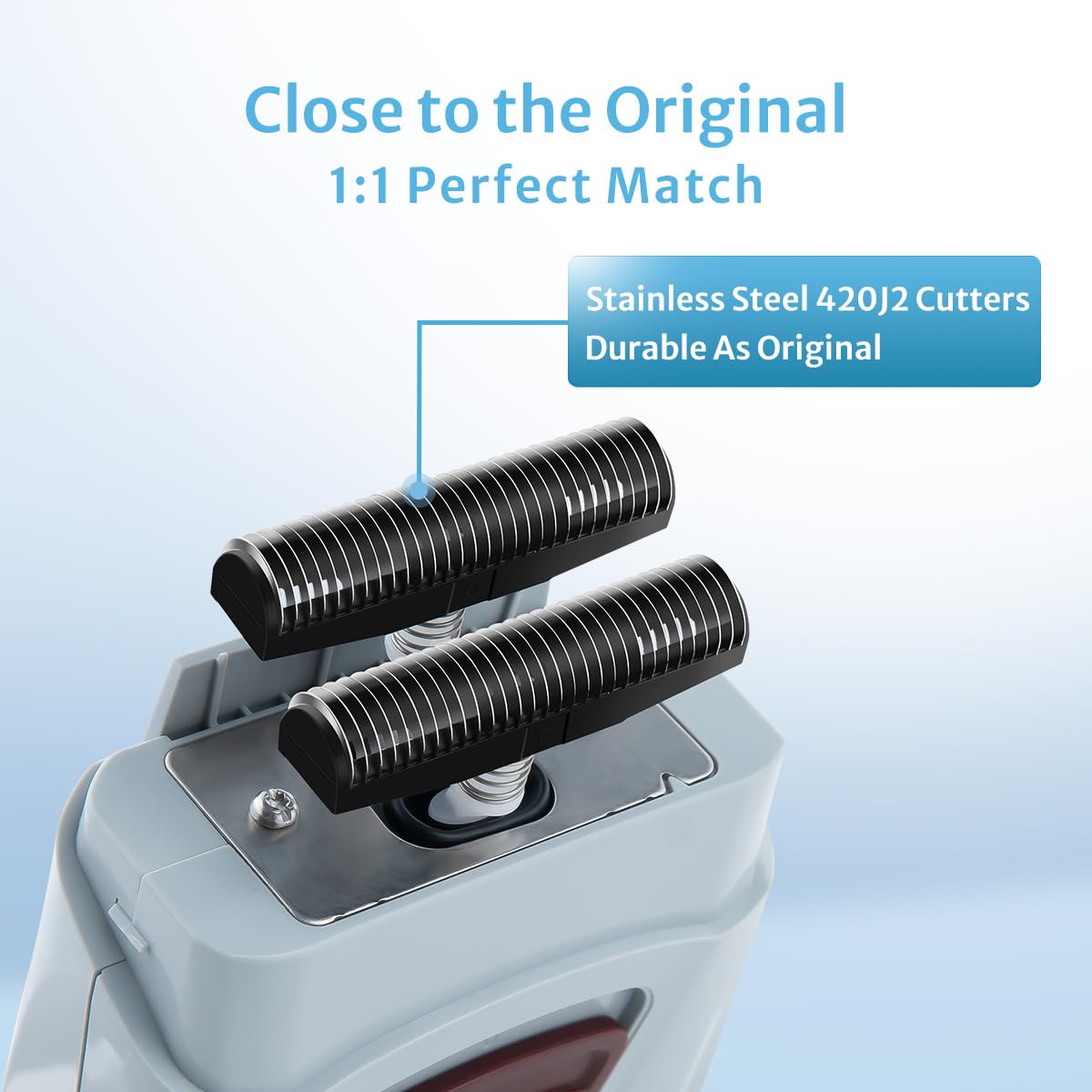 Foil Shaver Replacement Blades Fit For Andis Foil Shaver Ts1 (17150, 17235, 17220), Ts2 (17200), Babyliss Fxfs2, And Wahl 5 Star