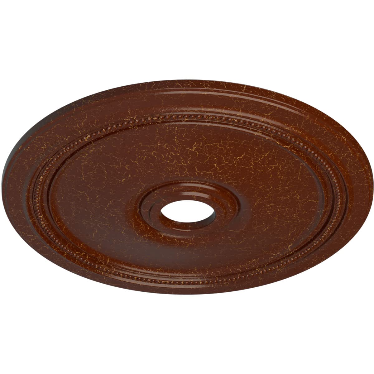 Ekena Millwork Cm24Dibmc Diane Ceiling Medallion, 24Od X 3 5/8Id X 1 1/4P (Fits Canopies Up To 6 1/4), Hand-Painted Burnished Ma