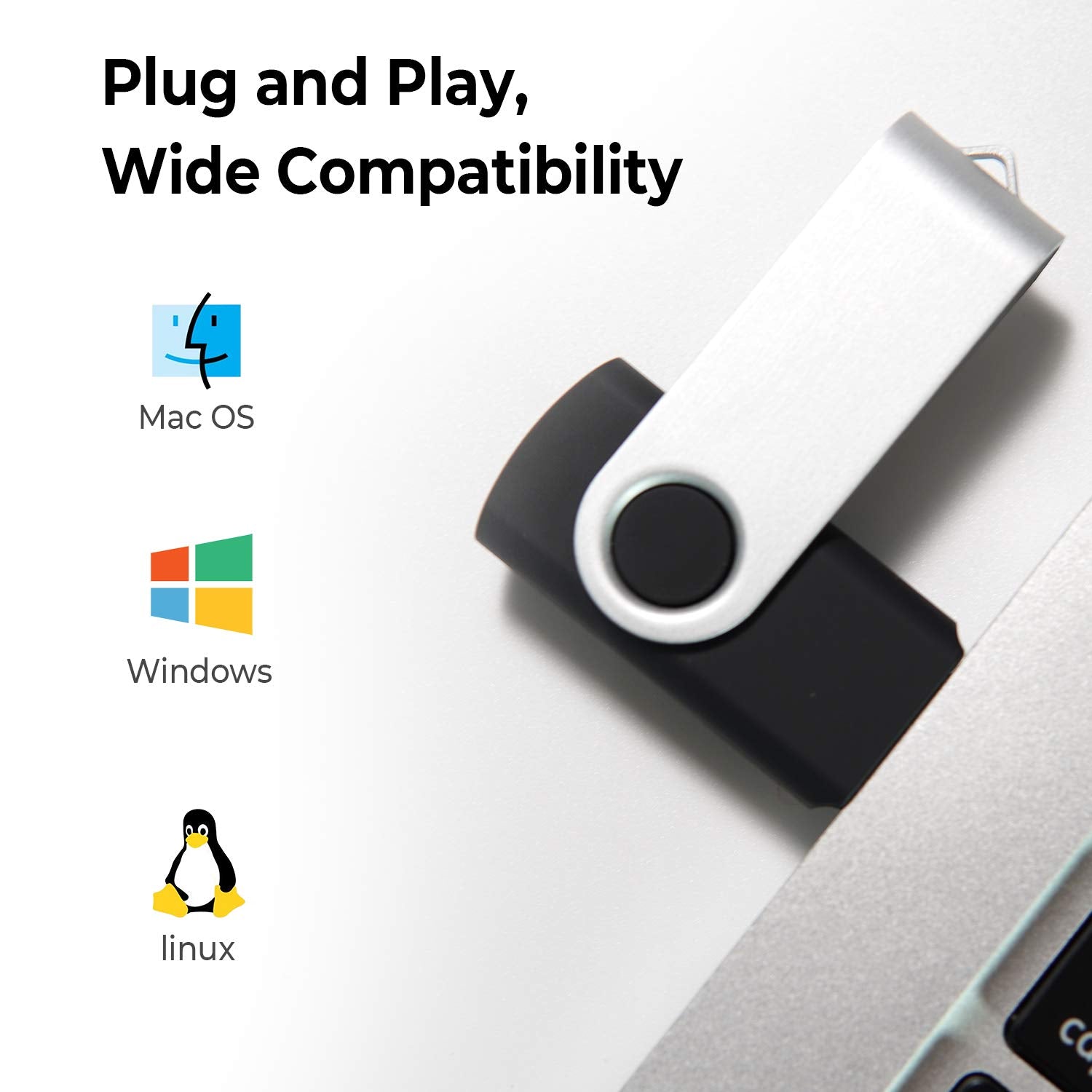 16Gb Usb Flash Drive Nasdwa 5 Pack Usb 2.0 Memory Stick Thumb Drive Pen Drive Jump Drives Usb Stick