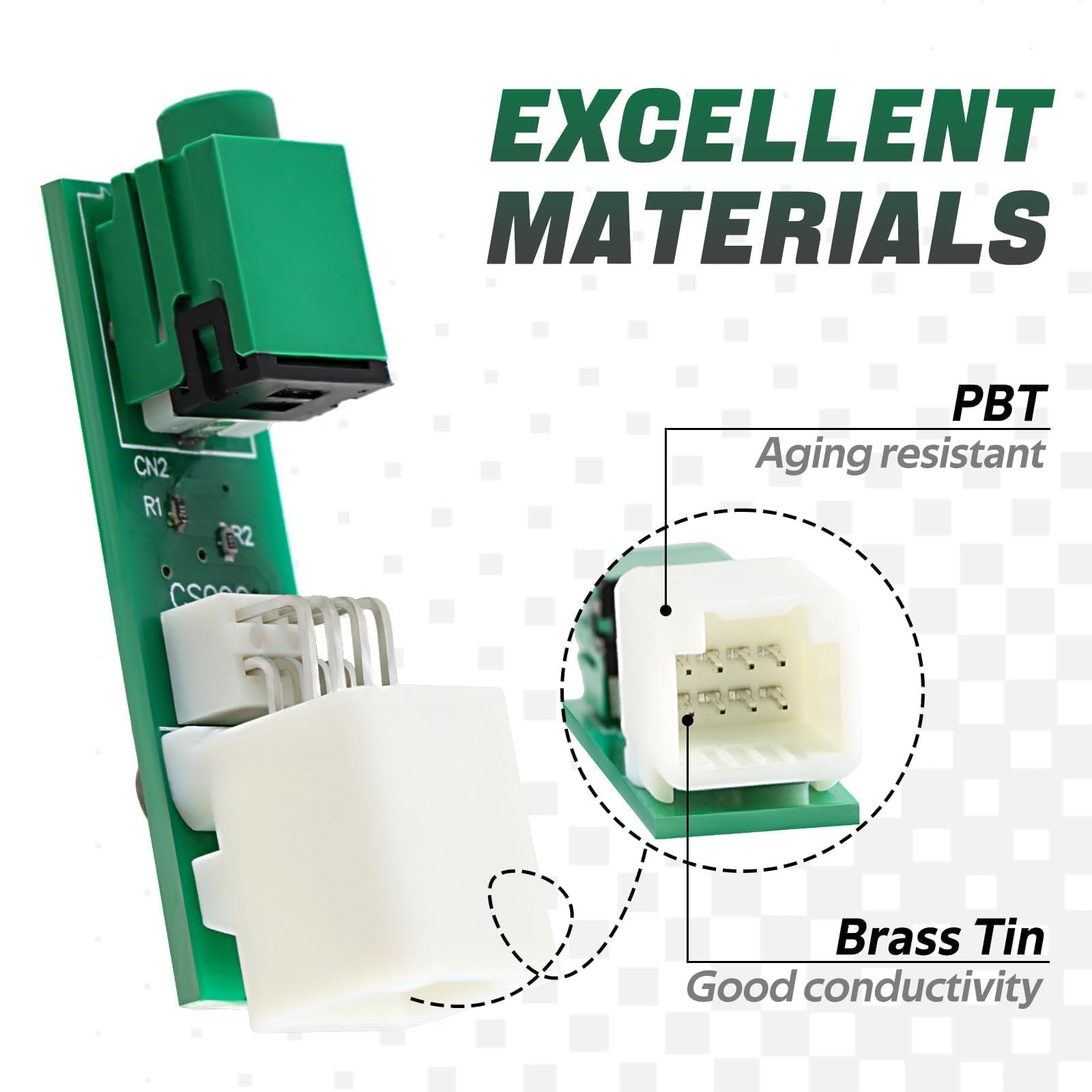 Fusch Auxiliary Jack Port Audio Stereo Adapter Input Jack Replacement Kit Compatible With Toyota Sequoia Sienna Tacoma Tundra Av