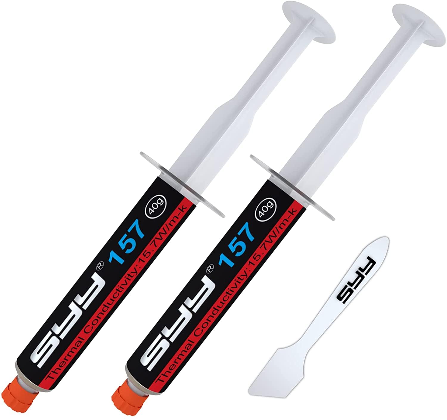 SYY Thermal Paste with Tool kit, 80 Grams CPU Paste Thermal Compound Paste Heatsink for IC/Processor/CPU/GPU/All Coolers