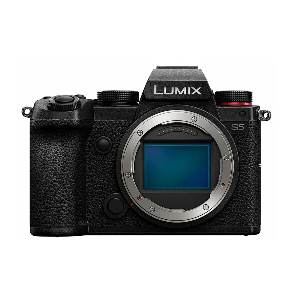 Panasonic Lumix S5 Full Frame Mirrorless Camera, 4K 60P Video Recording With Flip Screen & Wifi, L Mount, 5 Axis Dual I.S., Dc S
