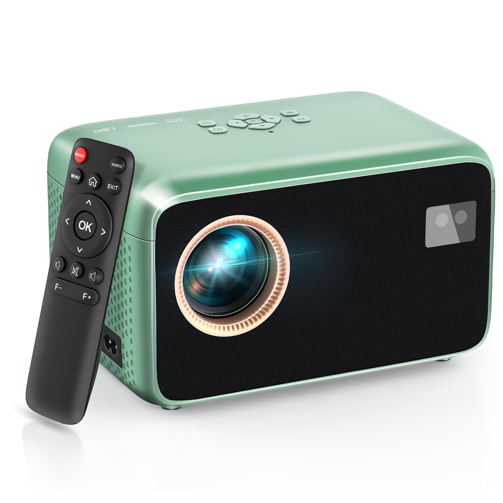 ?Electric Focus?4K Projector With Wifi And Bluetooth, Tmy Portable Projector With Zoom Function, Movie Projector For Phone/Tv Stick/Hdmi/Usb/Laptop/Dvd/Ps5, Mini Projector For Bedroom Or Outdoor