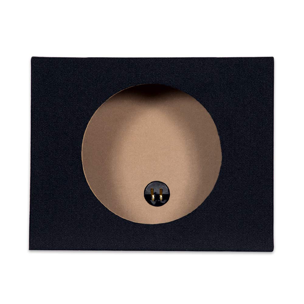 Onlyfactorydirect 12F Sealed 12'' Single Slim Car Box Speaker Enclosure Cabinet For Car Truck Suv, Black