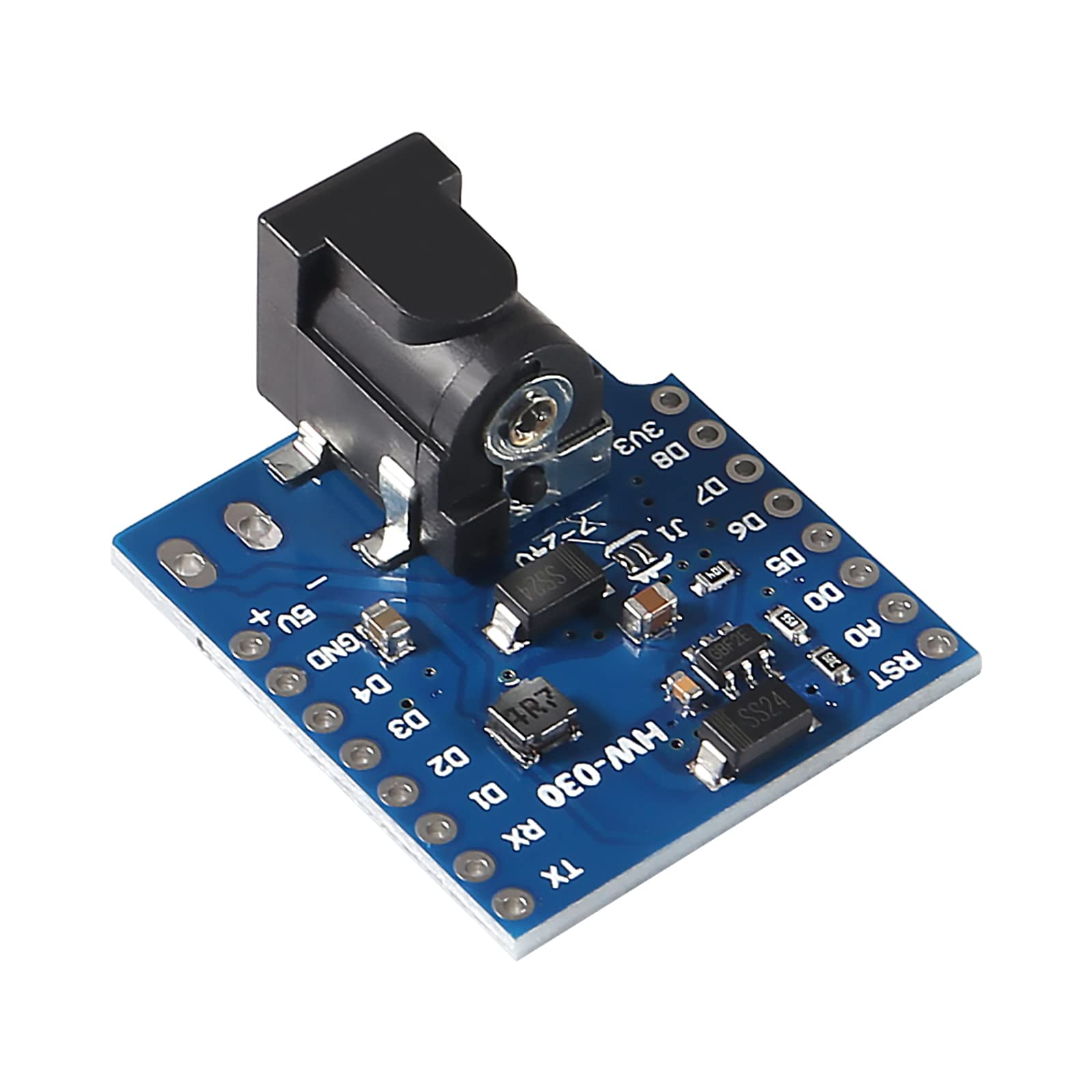 Qccan 5Pcs 7 24V Dc Power Shield V1.1.0 Board For Wemos Mini D1 Development Board Dc Power Supply Screen Module