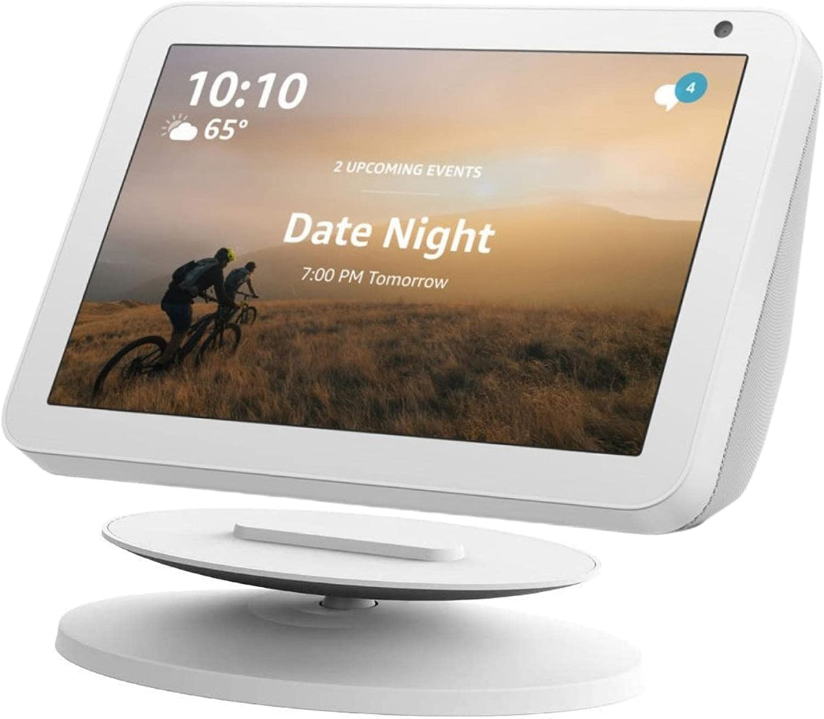 Sintron Smart Display Stand For Echo Show 5 & Echo Show 8 (1St Gen And 2Nd Gen)   Adjustable Magnetic Stand Mount With 360 Degre