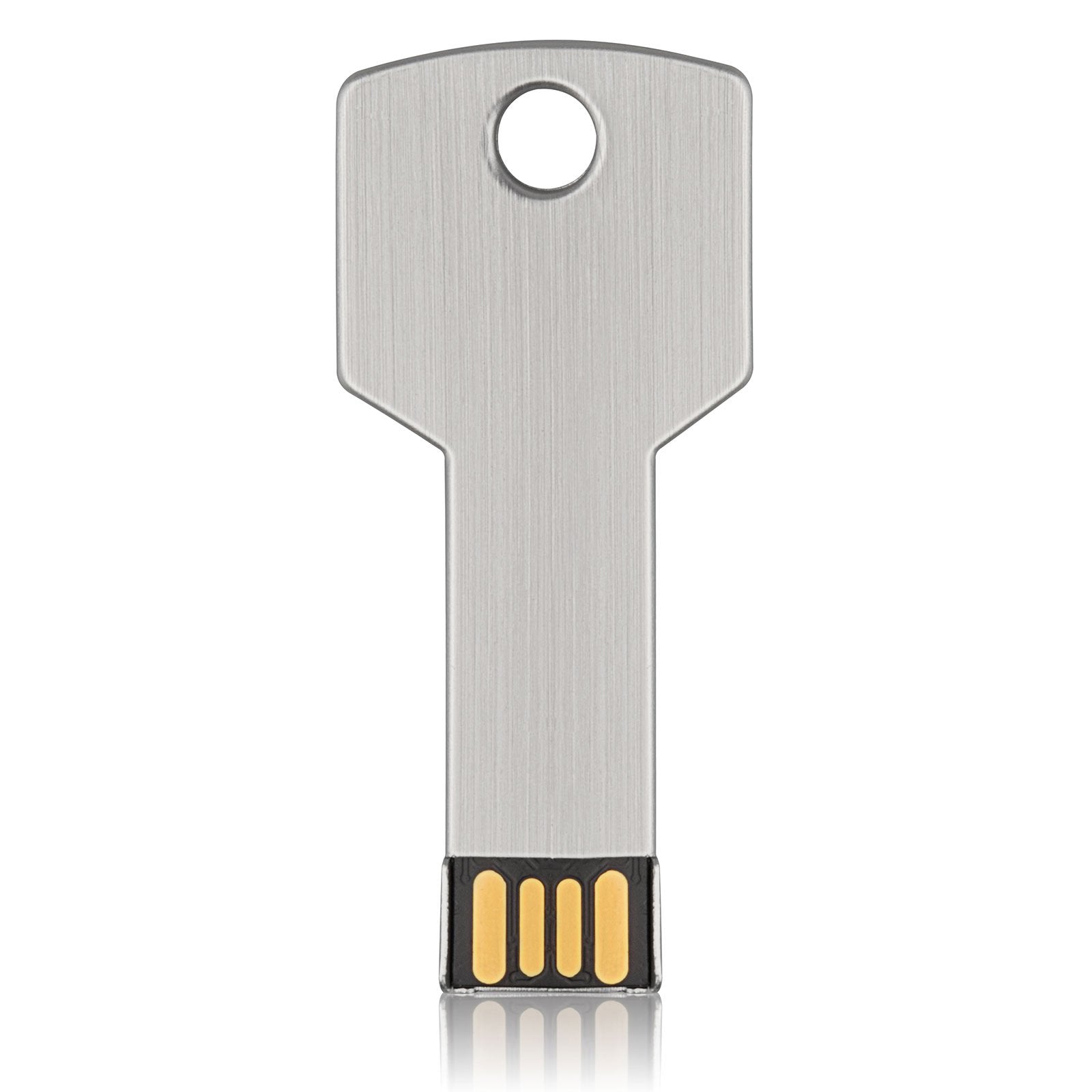K&Zz 32Gb Key Flash Drive Usb Thumb Drives Metal Key Shaped Usb Drive Usb Stick Usb Storage Key Shaped Memory Stick, Silver