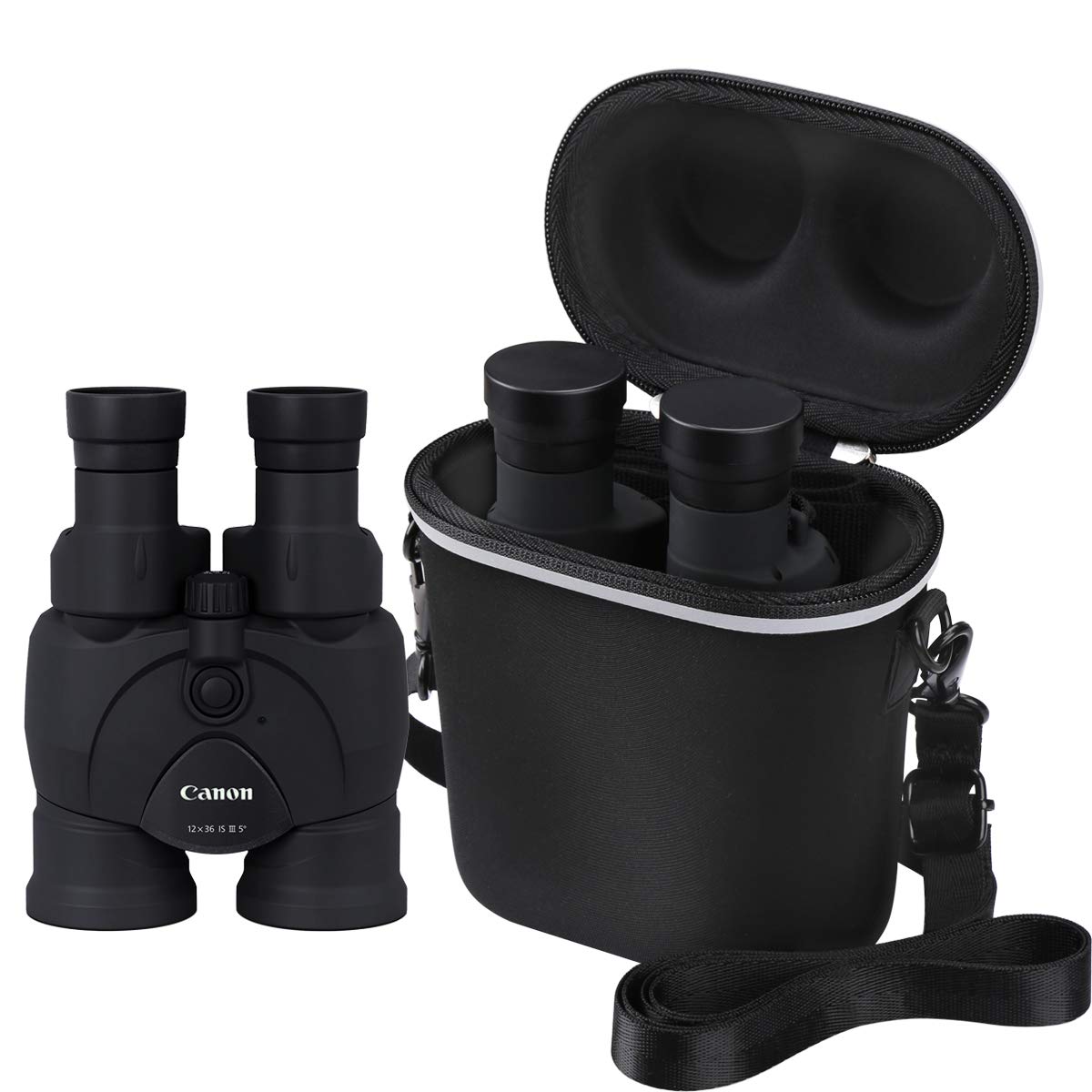 Aproca Hard Protective Travel Case For Canon 12X36 Image Stabilization Iii Binoculars