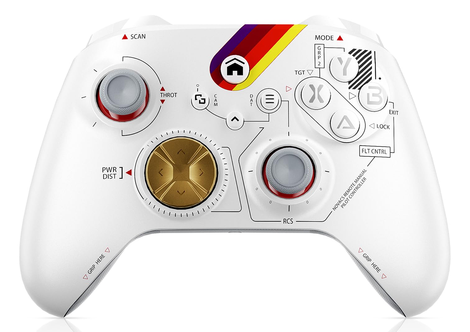 Dinosoo Wireless Controller For Xbox Series X/S/Xbox One Android Pc, Bluetooth Hall Effect Joysticks Dual Vibration Turbo Functi