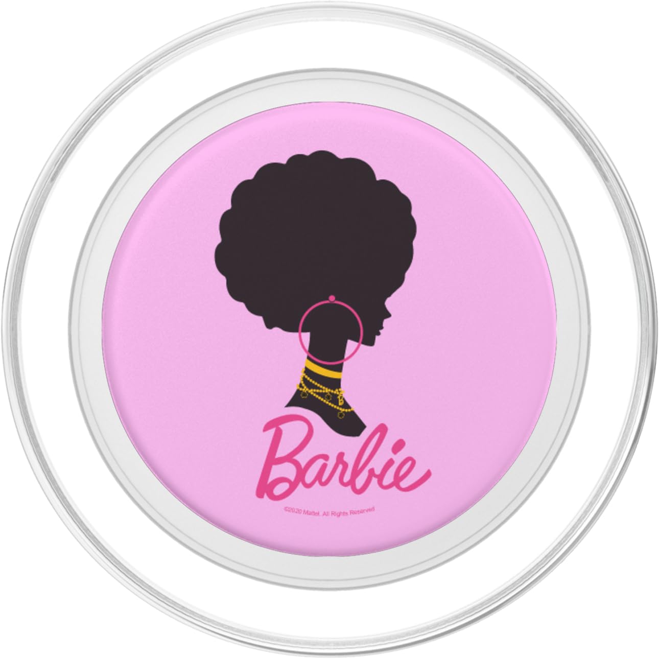 Barbie   Afro Barbie Silhouette Popsockets Magsafe Popgrip For Iphone