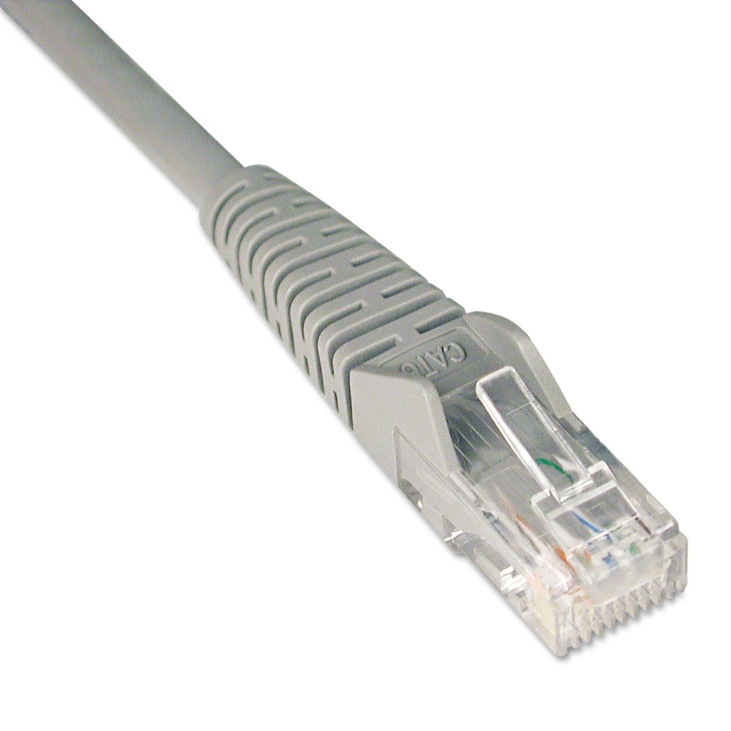 Tripp Lite Cat6 Gigabit Snagless Molded Patch Cable (Rj45 M/M)   Gray, 50 Ft.(N201 050 Gy)