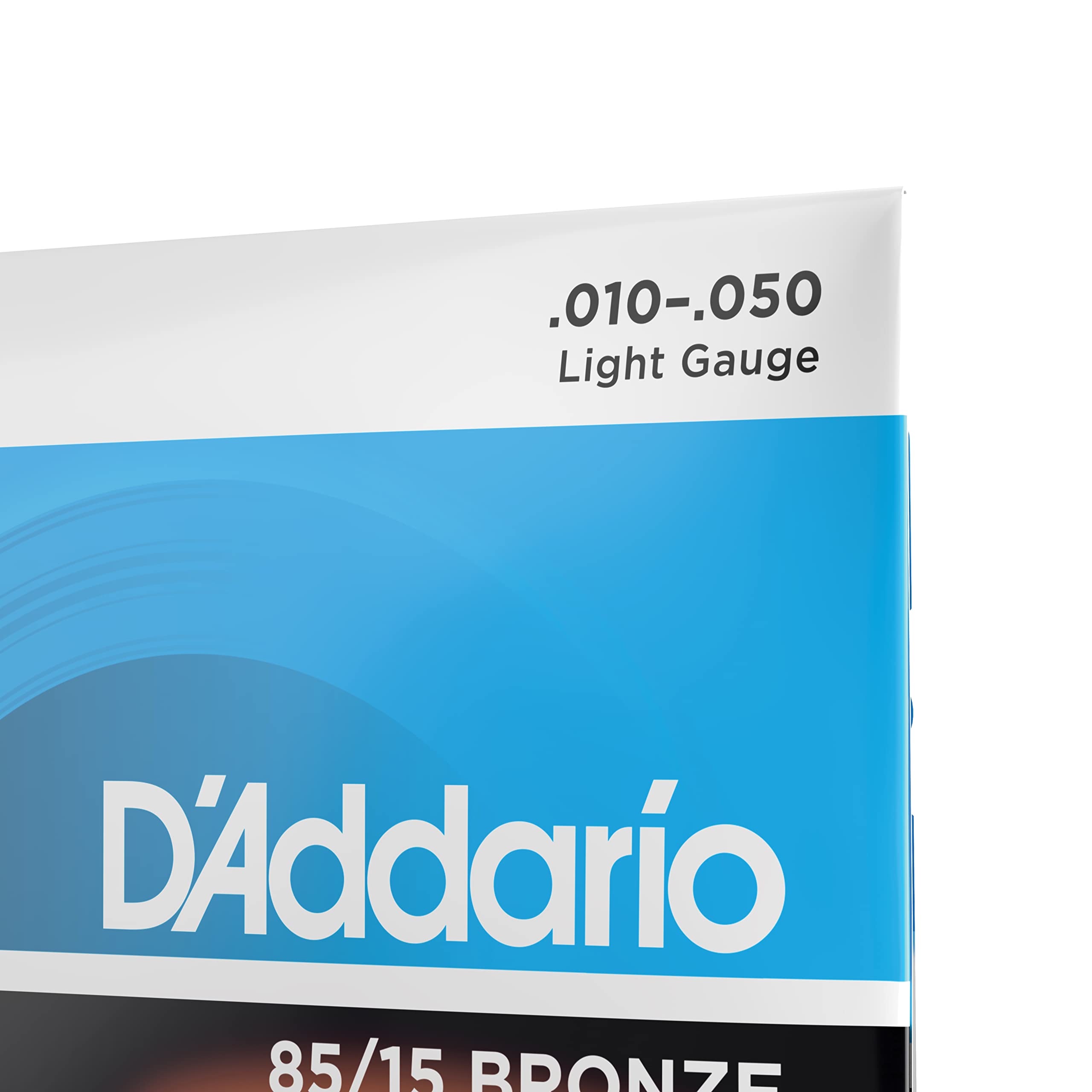 D'Addario American Bronze Light (.010 050) 12 Acoustic Guitar Strings (Ez940)